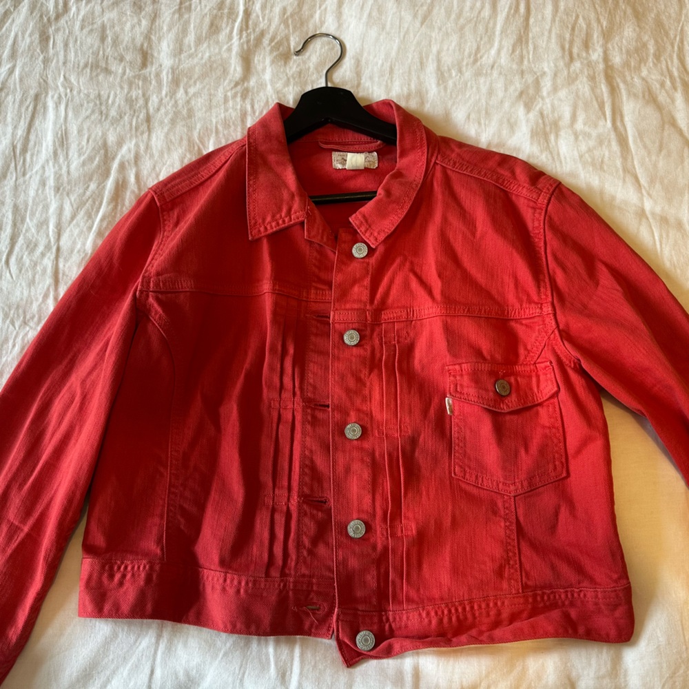 Levi's Red Denim Jacket